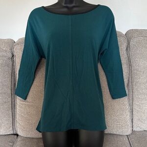 Metaphor Petite Dark Teal Long Sleeve Top size Small Petite